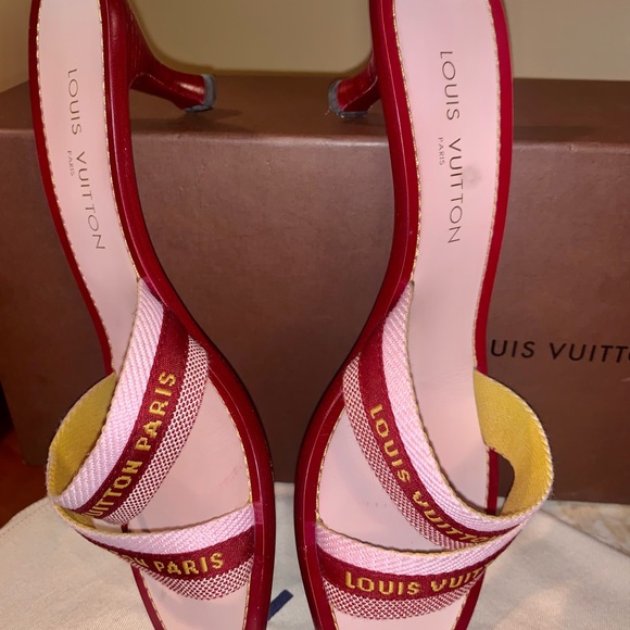 Louis Vuitton Tri- Color Slide - Picture 2 of 9